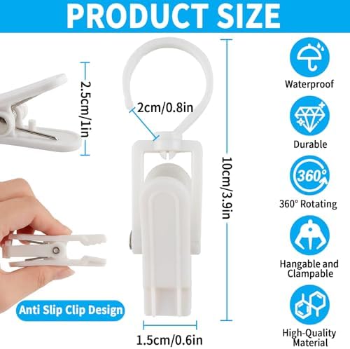 VinBee 20 PCS Laundry Hooks - Image 2