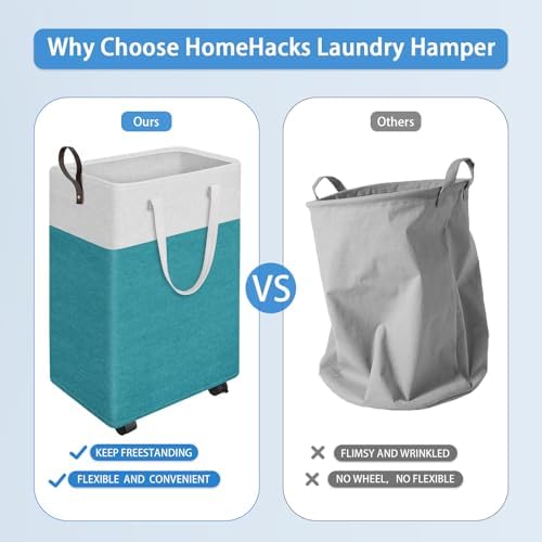 HomeHacks 75L Rolling Laundry Basket - Image 4