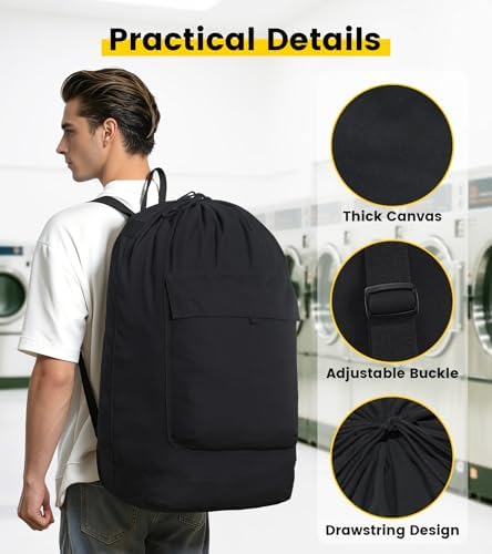 Vorspack Canvas Laundry Backpack - Image 5