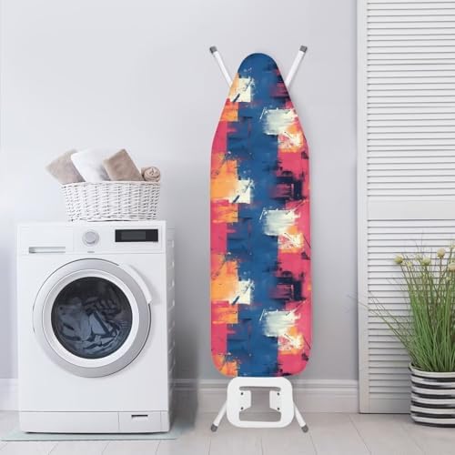 Abstract Pigment Contrast Steam Ironing Board Cover, Modern Minimalist Home - Image 3