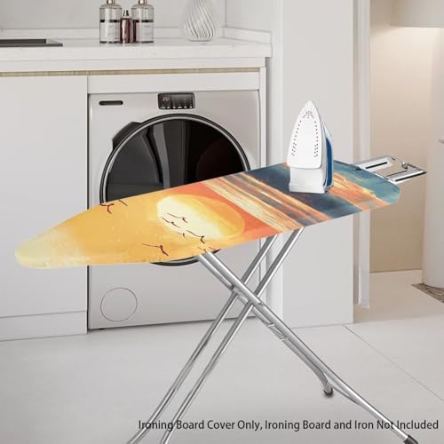 Sunset Seagull Ironing Board Cover, Soft Ironing Board Pad Covers - Image 2