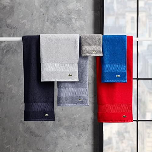 Lacoste Heritage 100% Supima Cotton Bath Towel, Premium Super Soft Bath Towel - Image 7