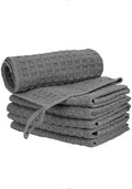 watchget 6 Pack Microfiber Espresso Barista Cleaning Towels, Dark Grey by watchget