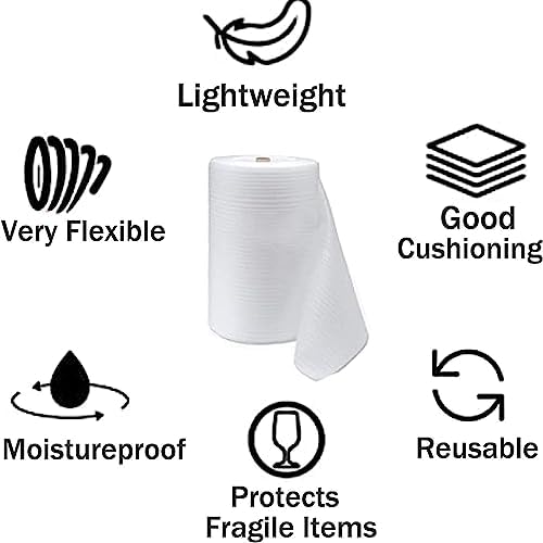 12"x 70' Foam Wrap Rolls for Moving Packing Foam Roll Packing Materials - Image 4