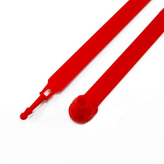 Leadseals(R) 1000 Plastic Truck Door Seal Tamper Evident Tite-Lock Security Tags Numbered Safty Disposable Locks for Trailer Logistics Transport Package Shipping
