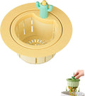 Cactus Kitchen Sink Drain Strainer, Cactus Sink Strainer Basket Fine Mesh by LEDeng