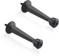 HOME MASTER HARDWARE 3" Heavy Duty Solid Door Stop, 2 Pack | Wall Mounted Design by HOME+MASTER+HARDWARE