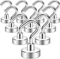Neosmuk Magnetic Hooks, 30lb Heavy Duty, 10 Pack by Neosmuk