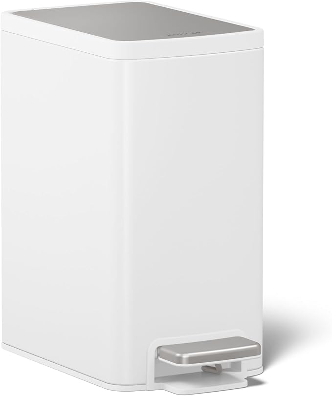 Kohler 6 Liter Stainless Steel Step Trash Can by Unknown