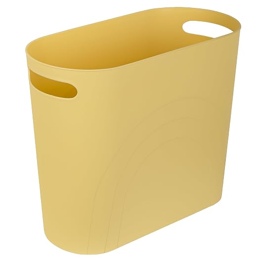 rejomiik Small Bathroom Trash Can, 3.5 Gallon Slim Garbage Can, Office and by rejomiik
