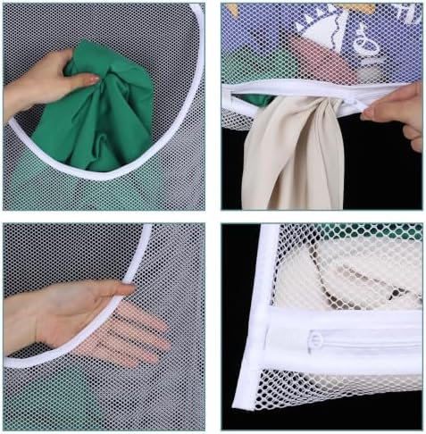 Mesh Laundry Bags for Washing Machine, Door Hanging Laundry Hamper Bag - Image 5