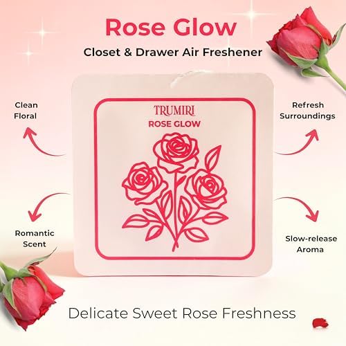 Rose Glow - Scented Sachets for Drawer and Closet Freshener - Pack of 3 - Home - Image 2