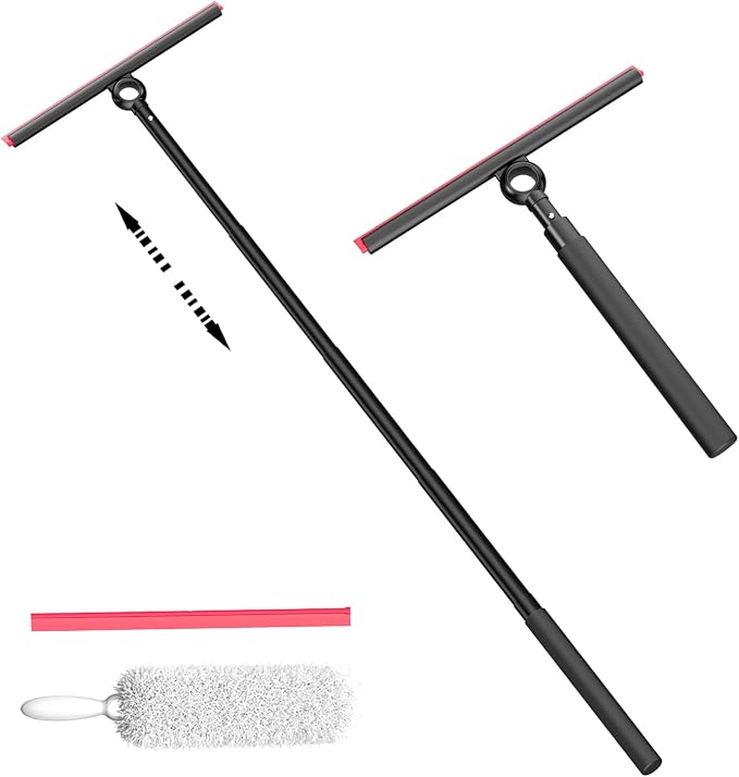 Shower Squeegee for Glass Doors, Window Squeegee for Home, Squeegee by EHOMGUI