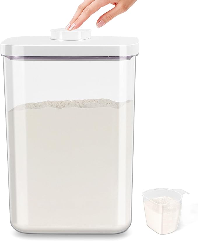 6 Qt Flour Sugar Storage Containers by TBMAXS