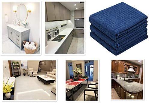 Waffle Weave Kitchen Towels Dish Towels, 3 Pack, 16x24 Inch - Image 7