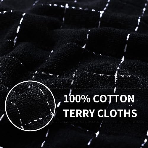 Homaxy 100% Cotton Terry Kitchen Towels, 6 Pack - Image 2