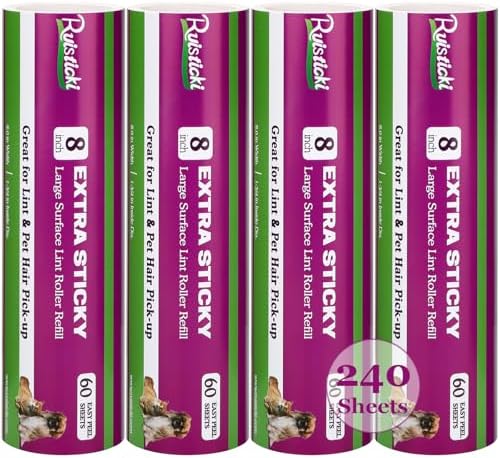 8 inch Lint Roller Refill for Scotch-Brite Pet Extra Sticky Large Surface by Unknown