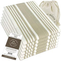 HONEST WEAVE GOTS Certified Organic Cotton Kitchen Hand and Dish Towel Sets by HonestWeave