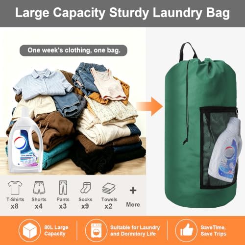 Laundry Bag Backpack Durable Laundry Bag - Image 6