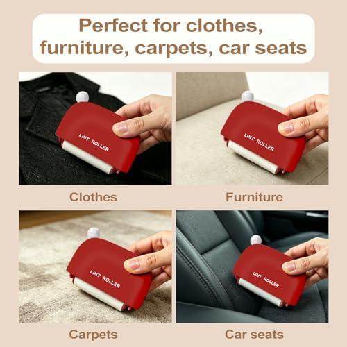 8 Roller Refills for Disposable Mini Lint Roller - Image 4