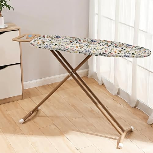 Vintage Rustic Red Blue Yellow Flower 15"x54" Ironing Board Cover - Image 4