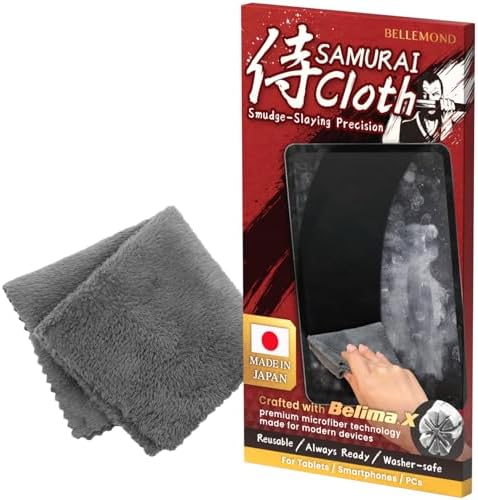 BELLEMOND「Samurai Cloth」Japanese Microfiber Cleaning Cloth | Washable, Lint by BELLEMONDMadeinJapan