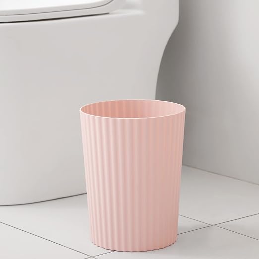 JiatuA Small Trash Can Plastic Wastebasket Round Garbage Container Bin - Image 3