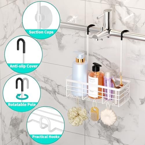 HapiRm Hanging Shower Caddy Organizer - Image 2