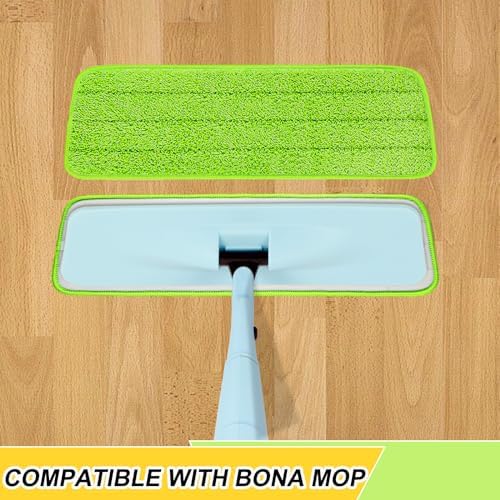 16.5 Inch Reusable Mop Pads Microfiber Spray Mop Replacement Heads - Image 2