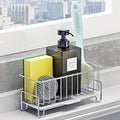 Kitchen Countertop Sponge Holder, SUS 304 Stainless Steel Dish SoapOrganizer by MINGFANITY