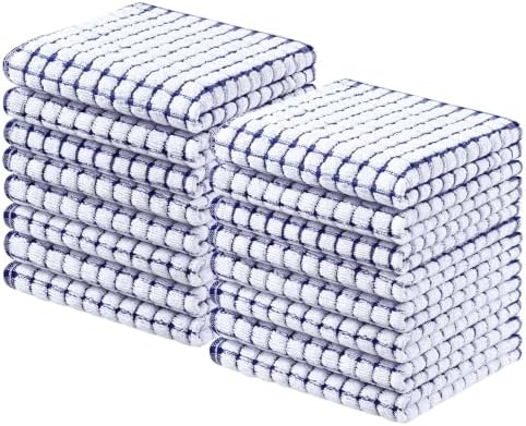 Homaxy 16 Pack Terry Kitchen Dish Cloths by Homaxy