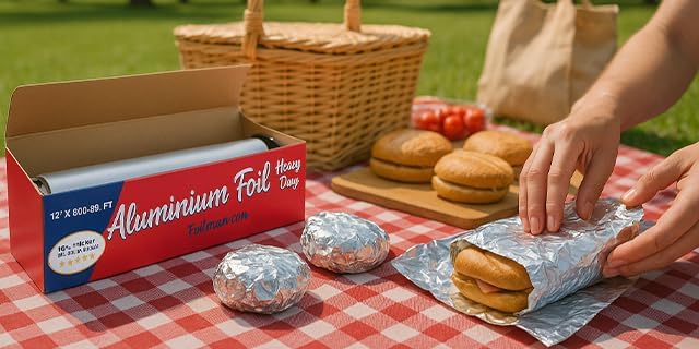 Foilman Thick & Heavy Duty Aluminum Foil Roll - Image 5