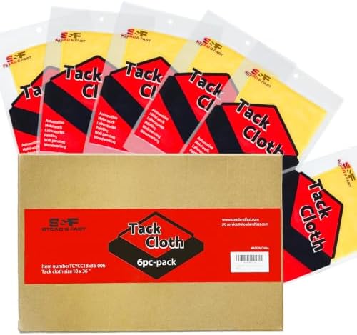 S&F STEAD & FAST Tack Cloth, 6 Pack, by SFSTEADFAST