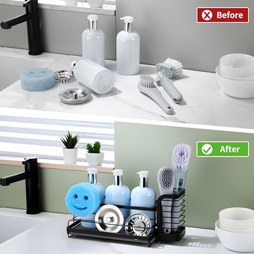 for Scrub Daddy & Mommy Sponge Holder, Kitchen Sink Caddy - Image 5