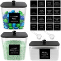 POLRAI 3 Pack Laundry Pod Containers and Dryer Sheet Holder by POLRAI