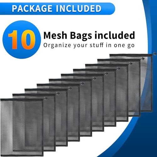10 Pcs Mesh Drawstring Bag 12" x 16" - Image 6