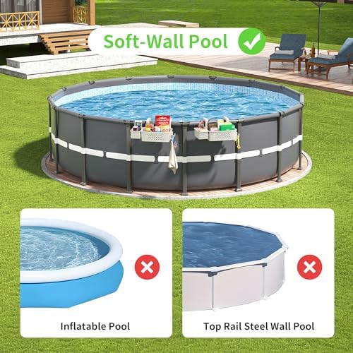 AquaJoyer 2 Sets of Poolside Storage Baskets - Image 2
