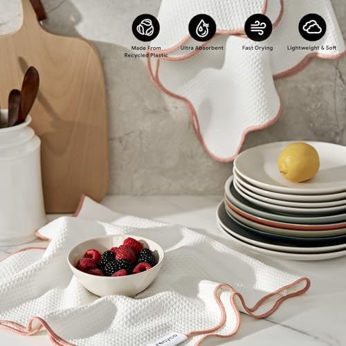 RECYCO Waffle Kitchen Towel Set of 2 - Image 2