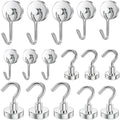 Mixed Sizes Magnetic Hooks, 2026 Cruise Cabin Ship Essentials Heavy Duty Strong by Tiergrade