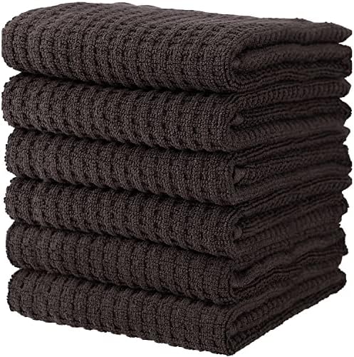 CRAFTSWORTH Cotton Kitchen Towels15 x 26" Solid Beige Kitchen Hand Towels by CRAFTSWORTH