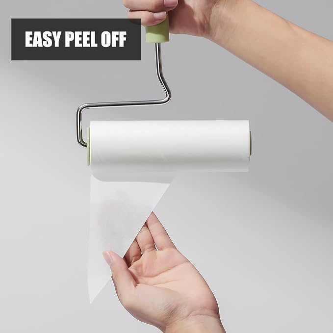 Extra Sticky Large Surface Lint Roller, 6.3''Wide Roller - Image 5
