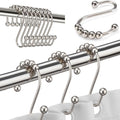 Silkfly Stainless Steel Shower Curtain Hooks, Rust Resistant Glide Hooks by Silkfly