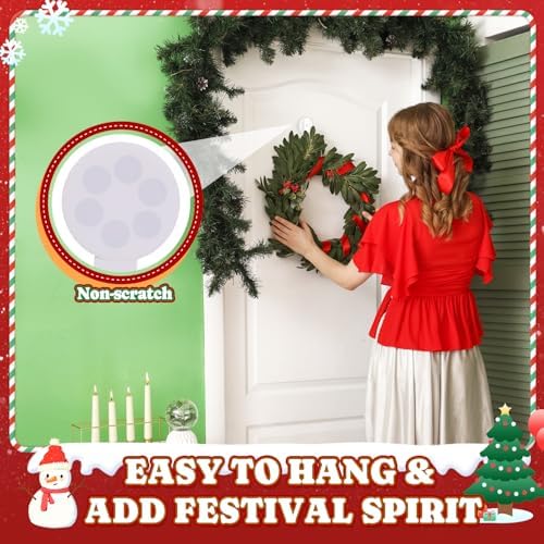 Magnetic Wreath Hanger for Metal Front Door - Image 2