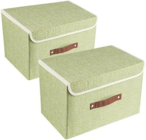 TYEERS Collapsible Storage Boxes, Washable Fabric Storage Bins by StorageOrganization