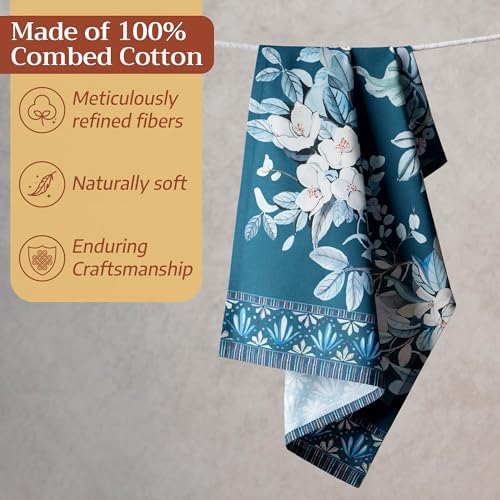 Maison d' Hermine Kitchen Towels Set of 3 100% Combed Cotton 27.50"x20" - Image 4