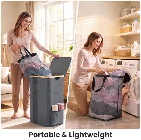 BlissTotes 100L Laundry Basket Hamper - Image 5