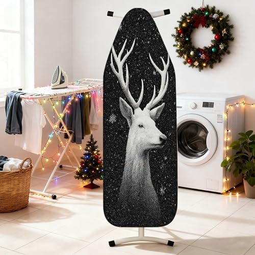 Nuxovilar Winter Deer Sketch Ironing Board Cover 15x54 Polyester - Image 2