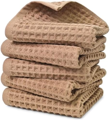 Jacquotha Waffle Bathroom Hand Towels 5-Piece by Jacquotha