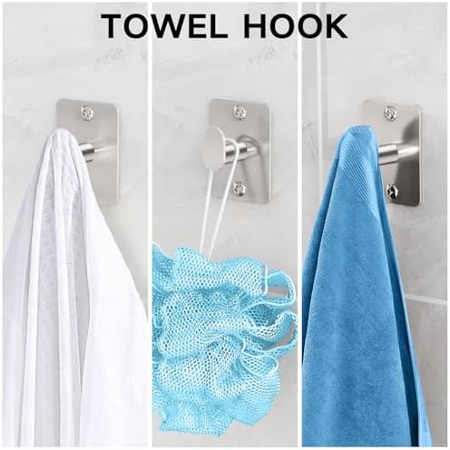 KLJKPA Brushed Nickel Bathroom Accessories Set - Image 5