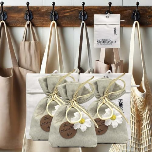 Home Refillable Fragrance Sachets 6-Pack, Lavender & Freesia Corn Cob Scent Bags - Image 3